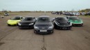 Audi A3 sleeper vs. McLaren 570S vs. Audi R8 V10 vs Lamborghini Huracan STO