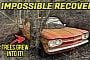 1963 Corvair Trapped by Trees Since 1978 Sports Huge Trunk Surprise, Bad News in the Cabin