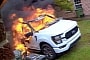 Watch: 2023 Ford F-150 Catches Fire out of the Blue in Its Owner's Yard