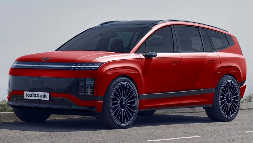 Hyundai Ioniq 9 rendering by kelsonik