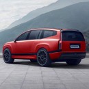 Hyundai Ioniq 9 rendering by kelsonik