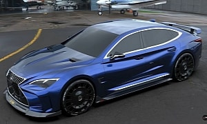 2025 Lexus LS 'Special Version' Properly Celebrates 35th Anniversary, Albeit Only in CGI