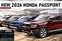 2026 Honda Passport TrailSport Gets Dressed in Ritzy Hues via Unofficial CGI Configurator