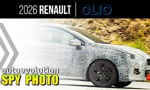 2026 Renault Clio Spied Flaunting Side Exhaust, All-Electric Version Might Also Happen