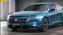 2026 Nissan Altima SR Hybrid rendering by Digimods DESIGN