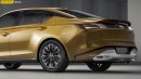 2026 Nissan Altima SR Hybrid rendering by Digimods DESIGN