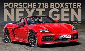 All-New Porsche 718 Boxster Virtually Presents Itself Free of Camo Across Imagination Land