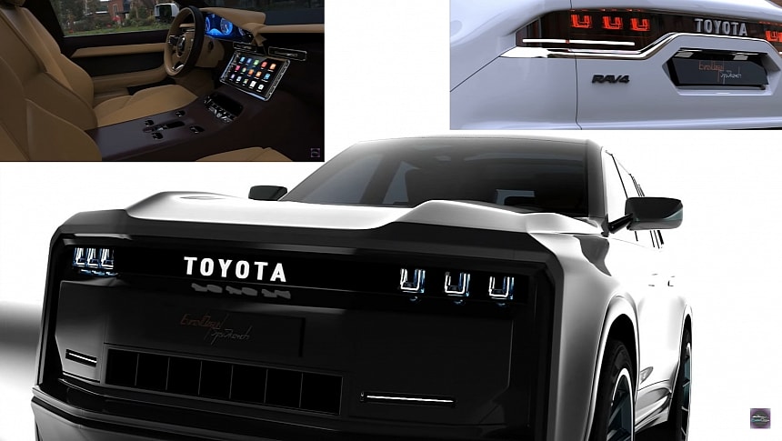 2026 Toyota RAV4 rendering by Evren Ozgun Spy Sketch