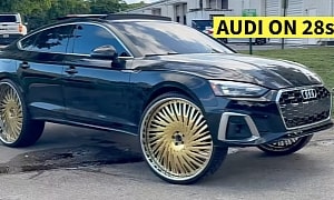 Audi S5 on 28-Inch Wheels Is the Ugliest Sports Sedan You'll (Probably) See Today