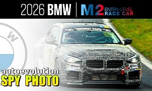 BMW's New M2 Racing Car Spied at the Nurburgring, Competitional Debut Scheduled for 2026