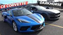 C8 Chevrolet Corvette E-Ray vs Ford Mustang Dark Horse on ImportRace