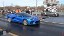 C8 Chevrolet Corvette E-Ray vs Ford Mustang Dark Horse on ImportRace