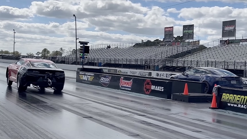 Tesla Model S Plaid vs Chevrolet Camaro COPO