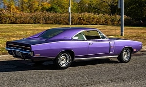 Classic Mopar Perfection: Plum Crazy 1970 Dodge Charger Rocks Rare Hemi Setup