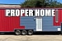 Colorful 38-FT Tiny House Squeezes In Life-Size Surprising Features