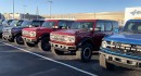 Dozens of 2024 Ford trucks and SUVs pile up at dealerships