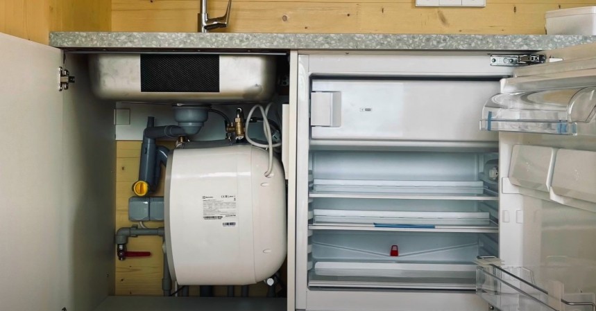 The Rustic tiny from Brette Haus is a foldable home that expands at camp into a proper home