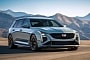 CGI Cadillac CT5-V Blackwing Station Wagon Looks Ready to Fight With BMW M5 Touring 