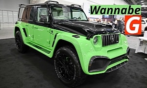 Jeep Wrangler Goes Silly, Turns Into Pseudo-Brabus G-Wagen-Like Luxury SUV at SEMA