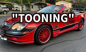 Kitschy Mercedes SL Has 'Em All Save for Spit Dripping From Its Mouth