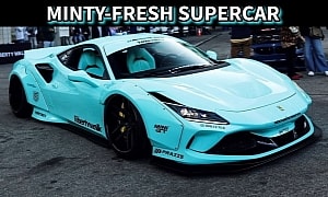 Liberty Walk Founder Shares Stunning Widebody Ferrari F8 With His Social Media Followers