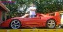 Dentist built a Ferrari F40 replica out of scrap five years ago, and is still paying for it
