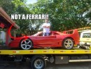 Dentist built a Ferrari F40 replica out of scrap five years ago, and is still paying for it