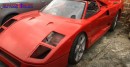 Dentist built a Ferrari F40 replica out of scrap five years ago, and is still paying for it