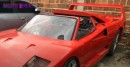 Dentist built a Ferrari F40 replica out of scrap five years ago, and is still paying for it
