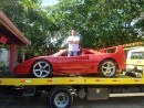Dentist built a Ferrari F40 replica out of scrap five years ago, and is still paying for it