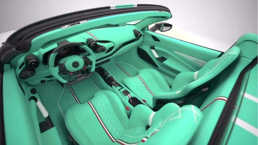 Mansory F8XX Spider Tempesta Turchese