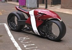 Maserati Electric Superbike Concept Looks Like Alien, Has Hubless Wheels