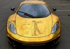 McLaren 12C Gets Leonardo da Vinci Gold Wrap, Still Not a Helicopter