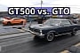 Modern Shelby GT500 Races Old Pontiac GTO, Loser Should've Stayed Put