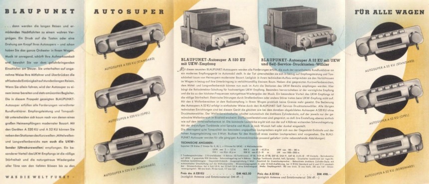 1952 Blaupunkt catalog