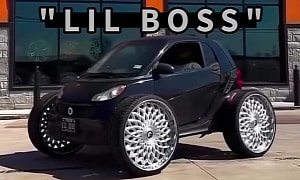 Texas Smart ForTwo on 30-Inch Wheels Can Only Drive Straight