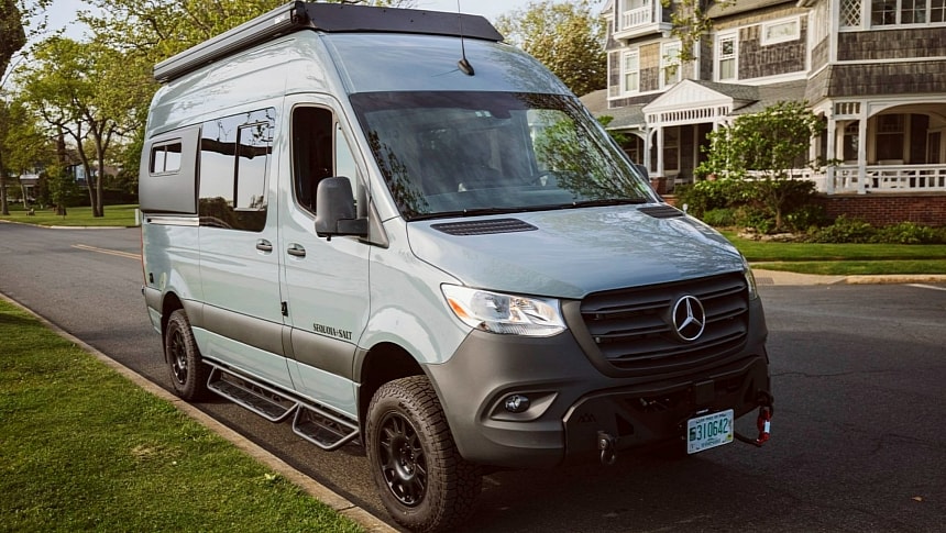 The Heron Is a Custom, Off-Grid-Ready Camper Van With a Cozy, Rustic Design