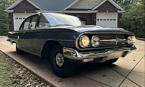 This 1960 Chevy Biscayne Has Just Left a Museum With the Original Engine and Low Miles