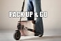 This Cute e-Scooter Folds Into Itself Until It Becomes a Compact, Lightweight Suitcase