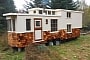 This Gorgeous, Hand-Crafted Tiny Home Has a Lowered Main Bedroom and an Upstairs Bathroom