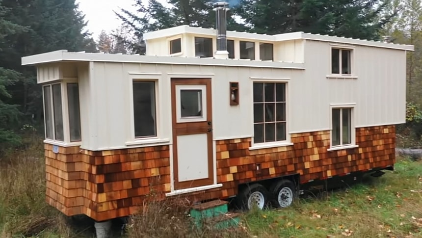 Hand-crafted tiny home with unique design