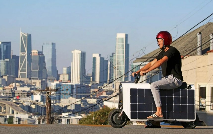Lightfoot is a solar\-powered scooter that promises unlimited range Lightfoot is a solar\-powered scooter that promises unlimited range
