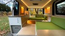 This Stealthy Micro Camper Van Mixes Style and Versatility Into a Roomy Living Space