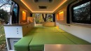 This Stealthy Micro Camper Van Mixes Style and Versatility Into a Roomy Living Space