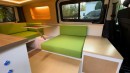 This Stealthy Micro Camper Van Mixes Style and Versatility Into a Roomy Living Space