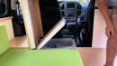 This Stealthy Micro Camper Van Mixes Style and Versatility Into a Roomy Living Space