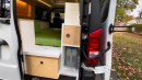 This Stealthy Micro Camper Van Mixes Style and Versatility Into a Roomy Living Space