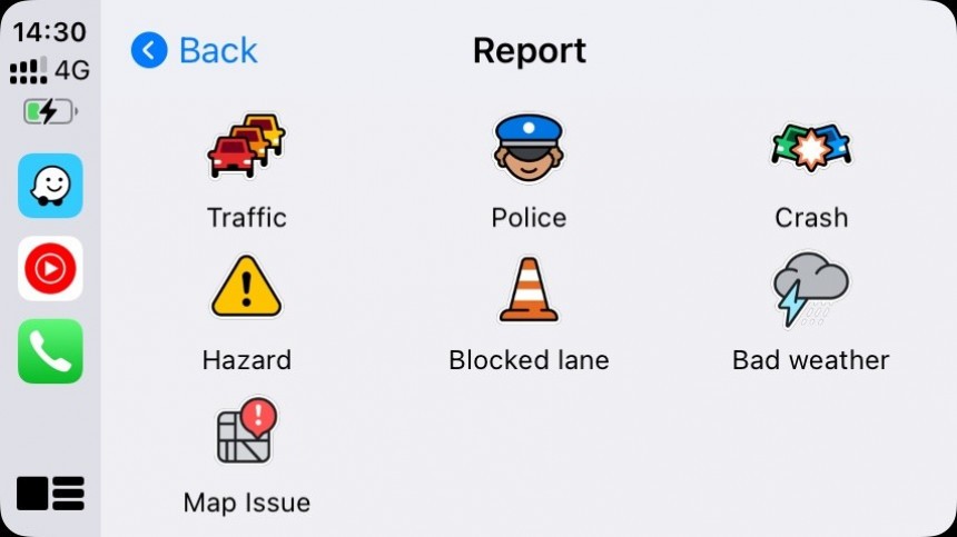 Waze on CarPlay